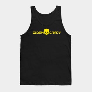 FOR DEMOCRACY! HELLDIVERS 2 DESIGN Tank Top